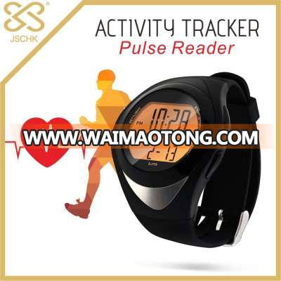 Jasonic Water Resistant Quick Touch Heart Rate Monitor Multifunction Watch Fashion Pedometer Digital Fitness For Outdoor